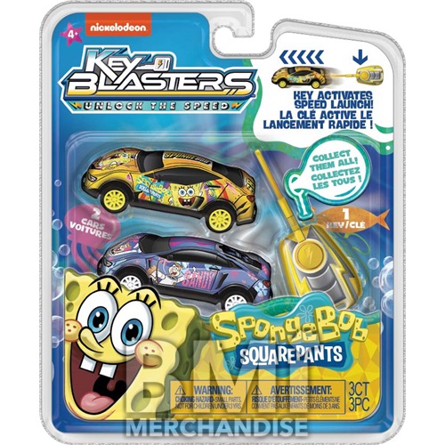SPONGEBOB KEY BLASTERS RACECAR SET